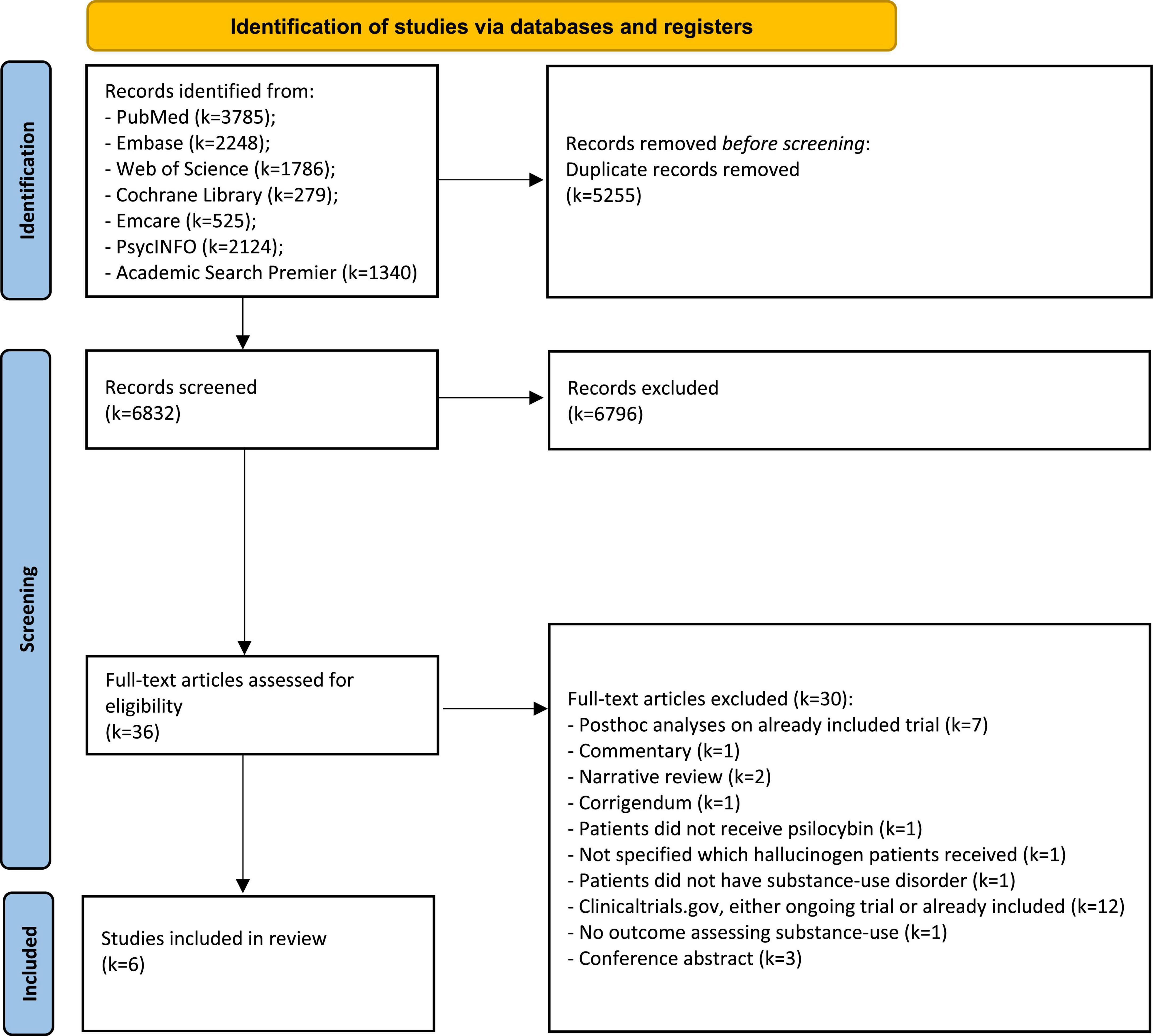 Therapeutic effect of psilocybin in addiction: A systematic review